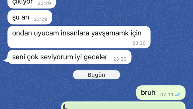 Sevgilimin bana yazdıkları :D?