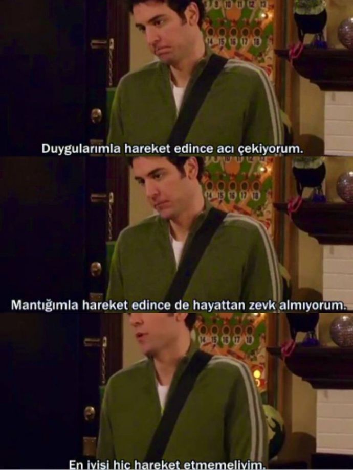 Hayatınızda bu aralar bulunduğunuz dönemi bir Film veya Dizi Repliği ile anlatır mısınız KS Canlar?