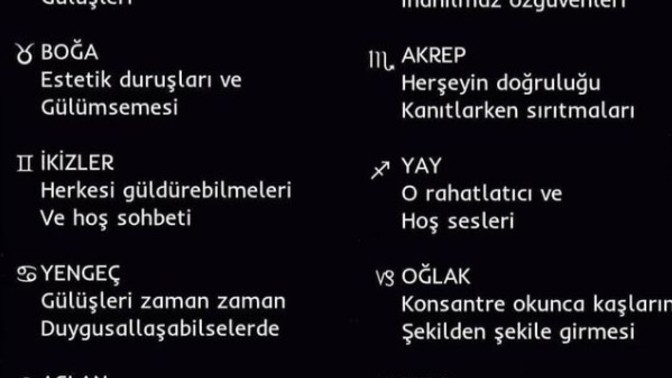 Senin burcunun en tatlı 💕 özelliği neymiş acaba?
