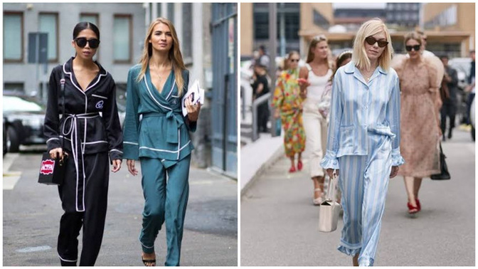 Pijamayla dışarı çıkmak moda olsa modaya uyar mıydınız?