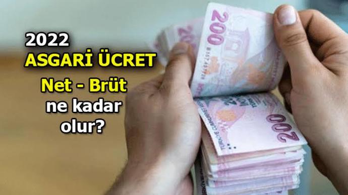 Sizin 2022 asgari ücret tahminiz tam olarak nedir?