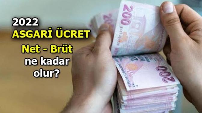 Sizin 2022 asgari ücret tahminiz tam olarak nedir?