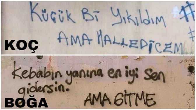 Burcuna göre hangi duvar yazısısın?