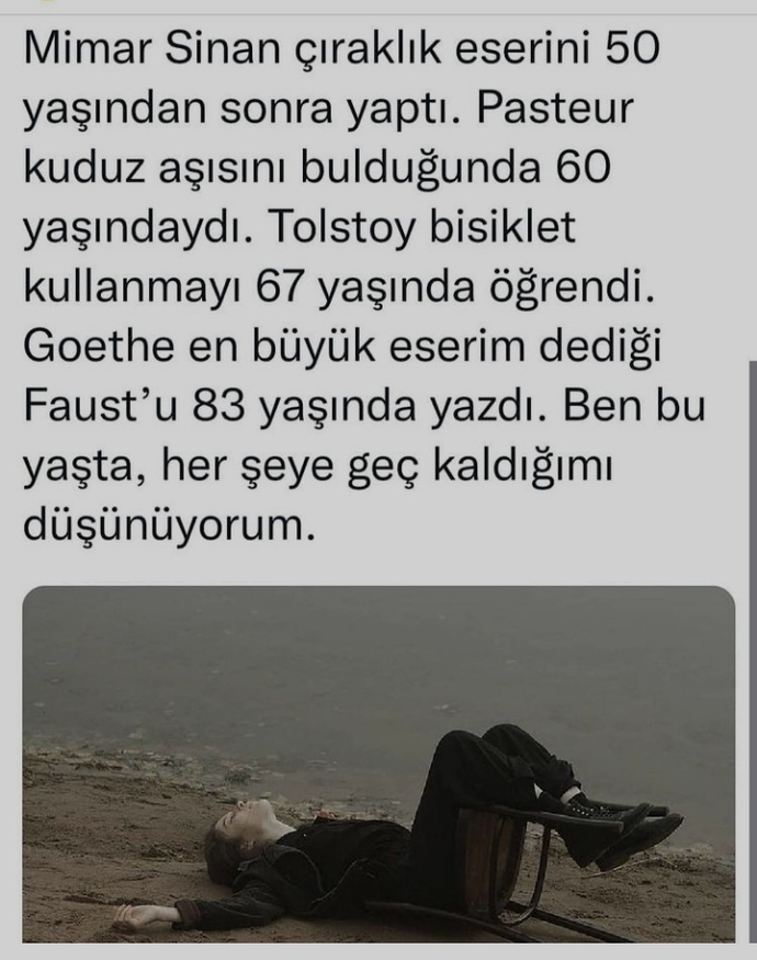Hayata geçmi kaldınız?