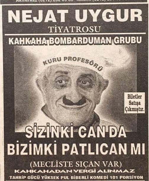 Bugün tiyatro sanatçısı Nejat Uygurun ölüm yıl dönümü. Sevdiğin usta bir oyuncunun repliğini paylaşır mısın?