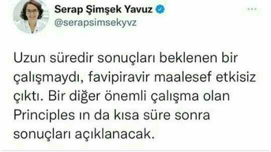 Favipiravir (Koronavirüs ilacı) etkisizse neden veriliyor?