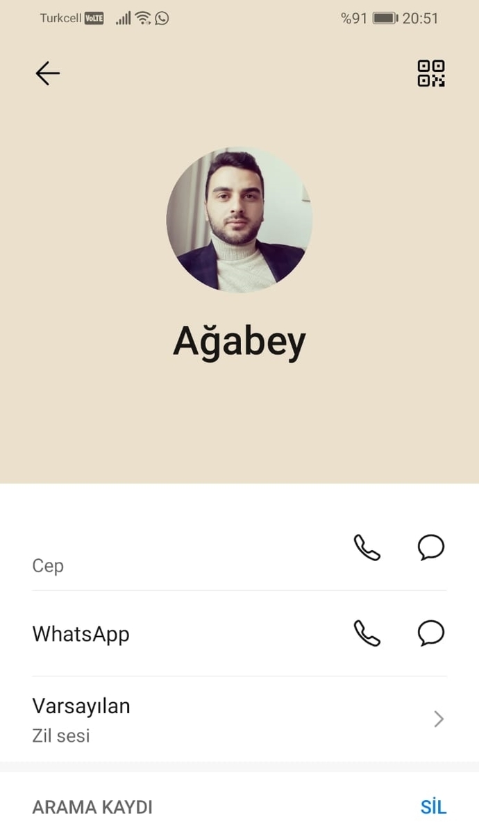 Aileniz telefonunuza nasıl kayıtlı?