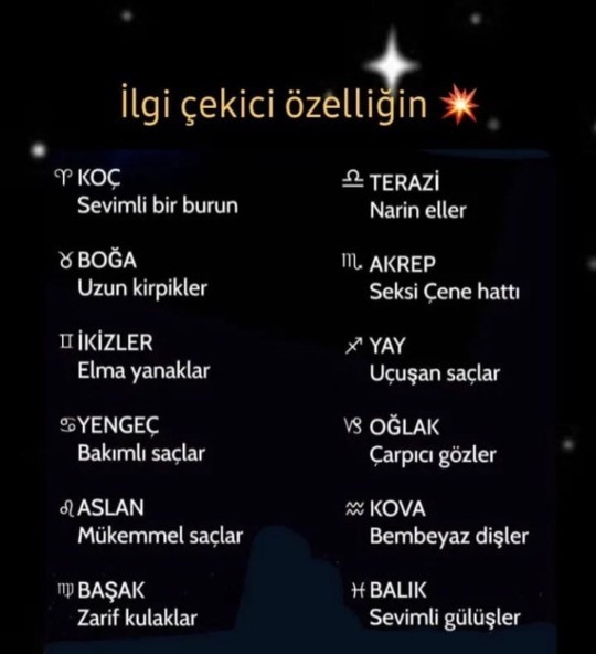 İlgi çekici özelliğin nedir?