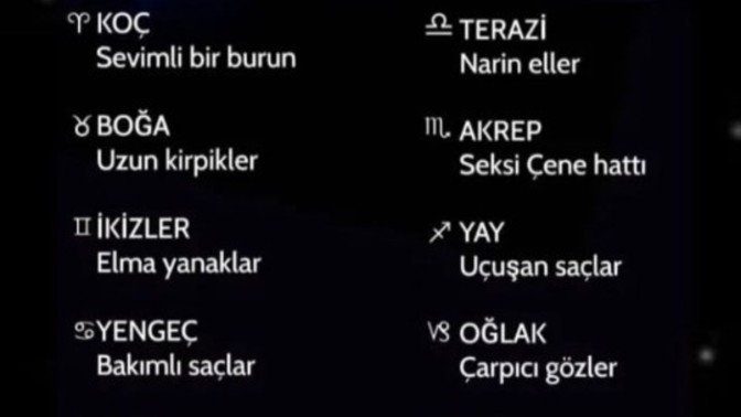 İlgi çekici özelliğin nedir?