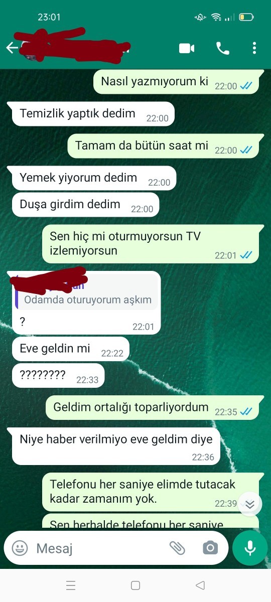 Mesajlardan yola çıkarak burada kim haklı?
