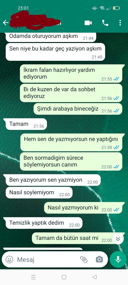 Mesajlardan yola çıkarak burada kim haklı?