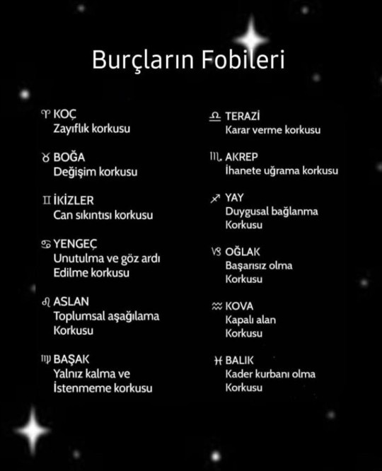 Senin fobin nedir?