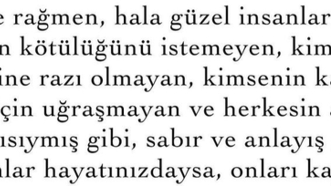 Hangi insanları kaybetmekten çekinirsiniz?