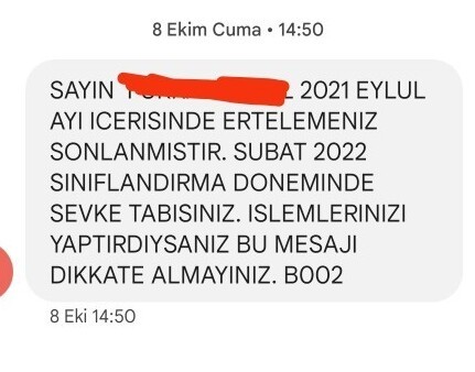 Askerlik Msbden Sevke Tabisiniz mesajı ne anlama geliyor?