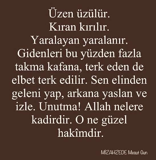 Siz bu hayatta daha çok üzülenlerden mi oldunuz, üzenlerden mi?