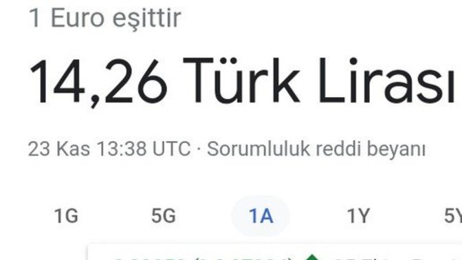 1 Euro 14 Türk lirası bu sömürgecilik nezaman bitecek?