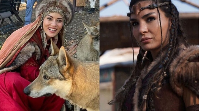 Fahriye Evcen ve Ebru Şahin ikisi de tarihi dizide! Hangisi daha güzel olmuş?