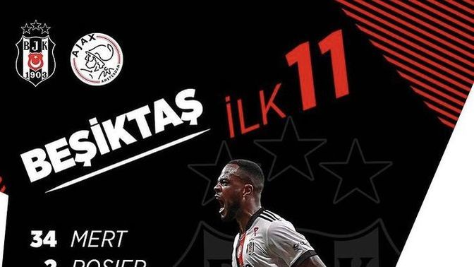 Beşiktaş'ın Ajax karşısındaki ilk 11'i belirlendi! Sizce maç sonucu ne olur?