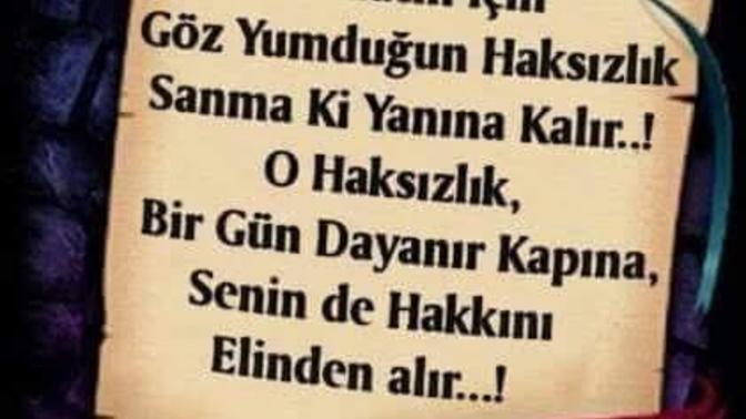 Haksızlık karşısında susanlardan mısın, yoksa olaya hemen dahil olanlardan mısın?