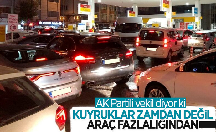 Erzurum milletvekili Aydemir: Benzin istasyonlarında araç sayısı çok olduğundan kuyruk oluyor dedi! Sizce doğru mu?