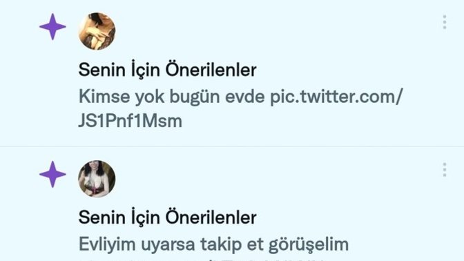 Neden Twitter bana bunları öneriyor?