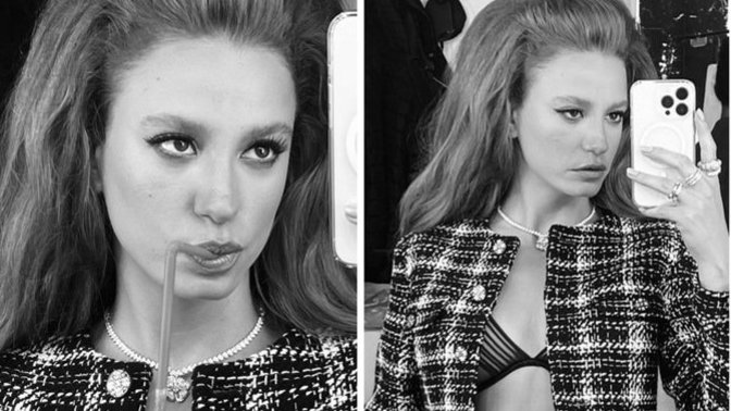 Serenay Sarıkaya'dan yeni pozlar! Ne yapsa yakışıyor, her haliyle çok güzel değil mi?