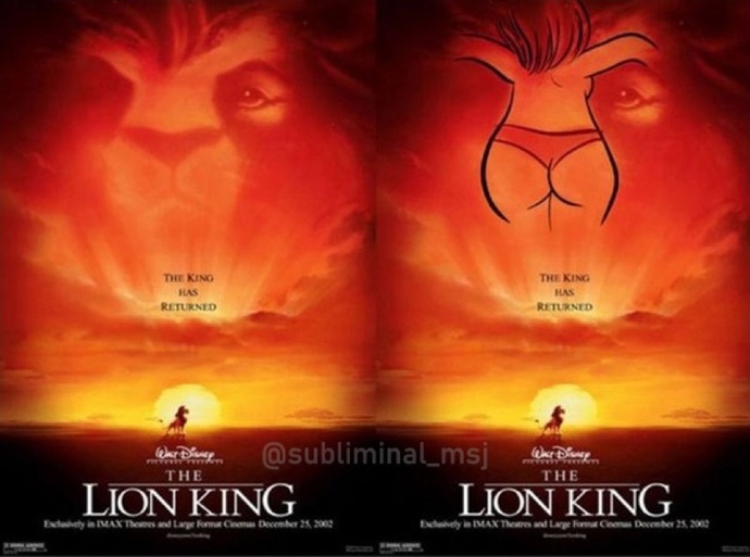 Subliminal mesaj içeren dizi veya film afişlerine denk geldiniz mi?
