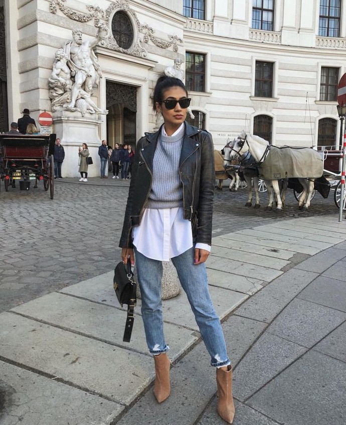 Mom jeans altına kısa çizme-boz önerisi?
