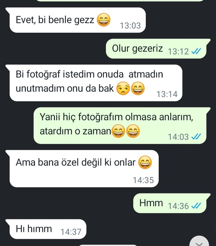 Böyle konuşan biri neden konusmayi keser?