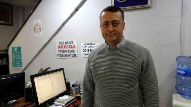 23 Yıldır hizmet veren fotokopici Selim Kandemir