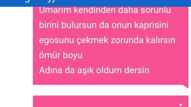 Sık sık sitem eder misiniz ?