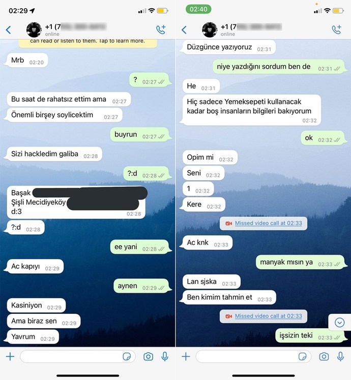 Yemeksepetinden çalınan verilerle sapıklık yapılmaya başlandı. Sıkıntı yaşayan var mı?