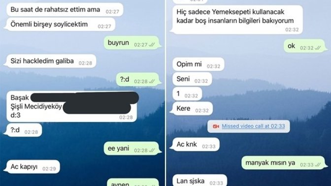 Yemeksepeti'nden çalınan verilerle sapıklık yapılmaya başlandı. Sıkıntı yaşayan var mı?