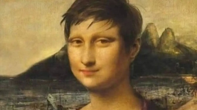 Mona Lisa'ya kısa saç yakışmış mı?