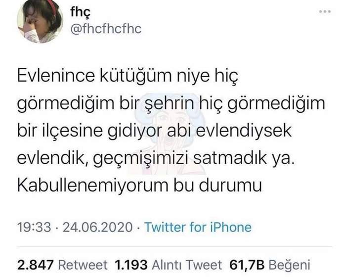 Evlenince kadının kütüğü değişmesinin sebebi sizce nedir?
