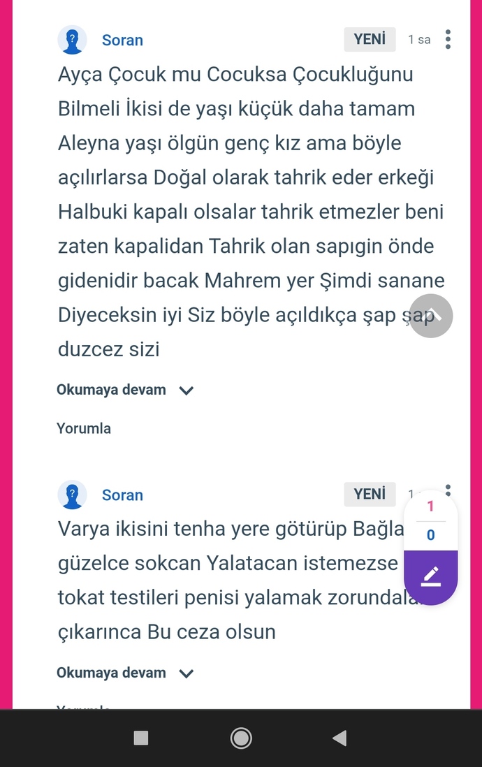 Pis sapık ya gece gece sinirimi bozdu
