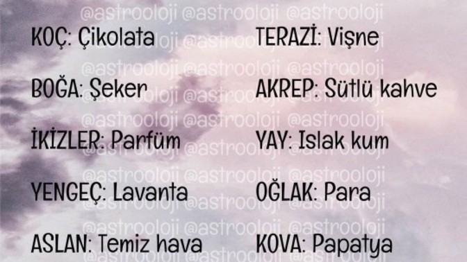 Bir kokun olsaydı, kokun ne olurdu?