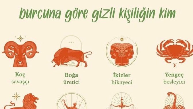 Burcunuza göre gizli kişiliğiniz nedir?