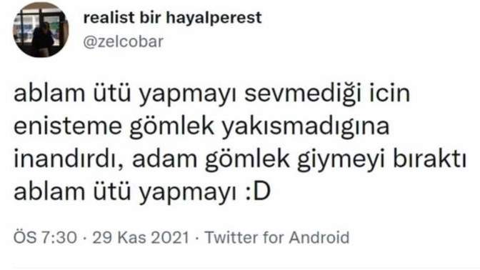 Ütü yapmayı seviyor musunuz?
