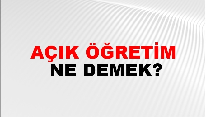 Açıköğretim Pasif Öğrenci Nedir? Pasif Öğrenci Nasıl Aktifleştirilir?