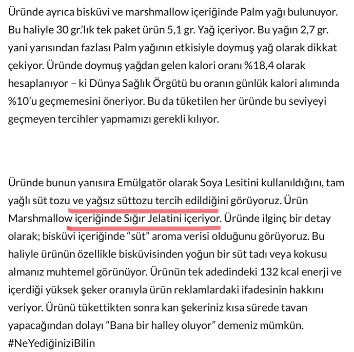 Halley in içinde sığır jelatini olduğunuu biliyomuydunuz?