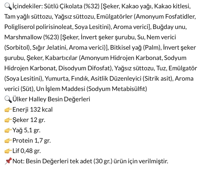 Halley in içinde sığır jelatini olduğunuu biliyomuydunuz?
