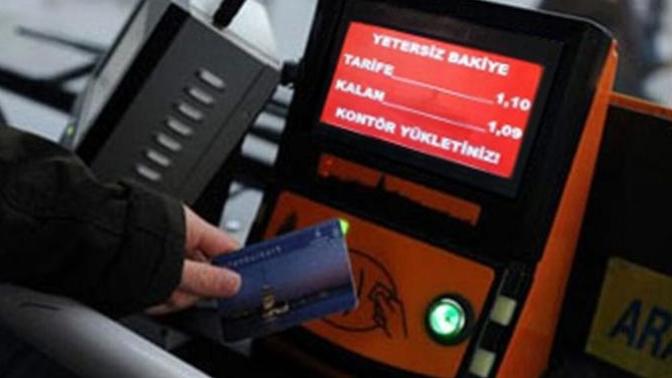 Otobüste "yetersiz bakiye" uyarısı almış birine kartınızı basar mısınız?