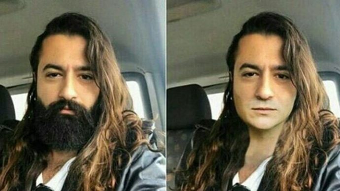 Sakalsız erkek neye benzer?