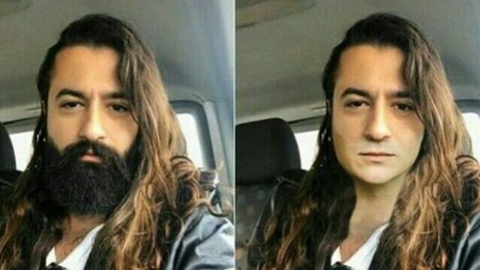 Sakalsız erkek neye benzer?