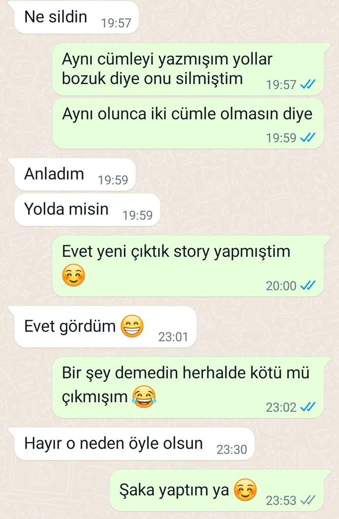 Sizce nasıl sonuçlanır bu yazışma?