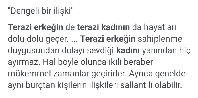 Terazi burcu erkeği ile terazi Burcu kadını uyumlu mu?