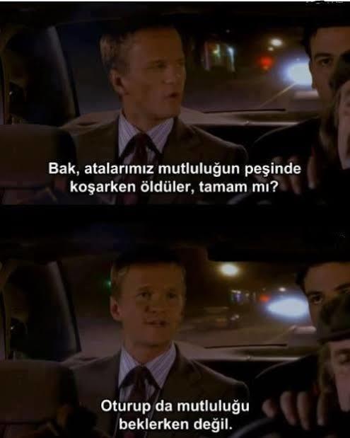 Size motivasyon veren bir dizi/film repliği var mı?