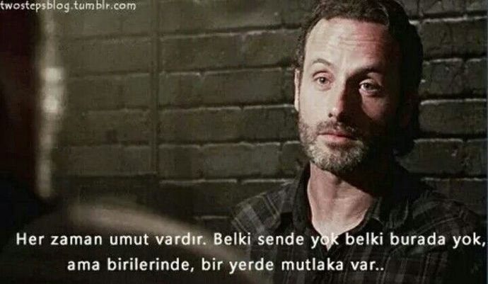 Size motivasyon veren bir dizi/film repliği var mı?