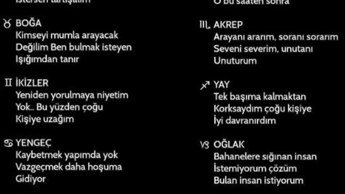 Senin hayat felsefen neymiş peki?